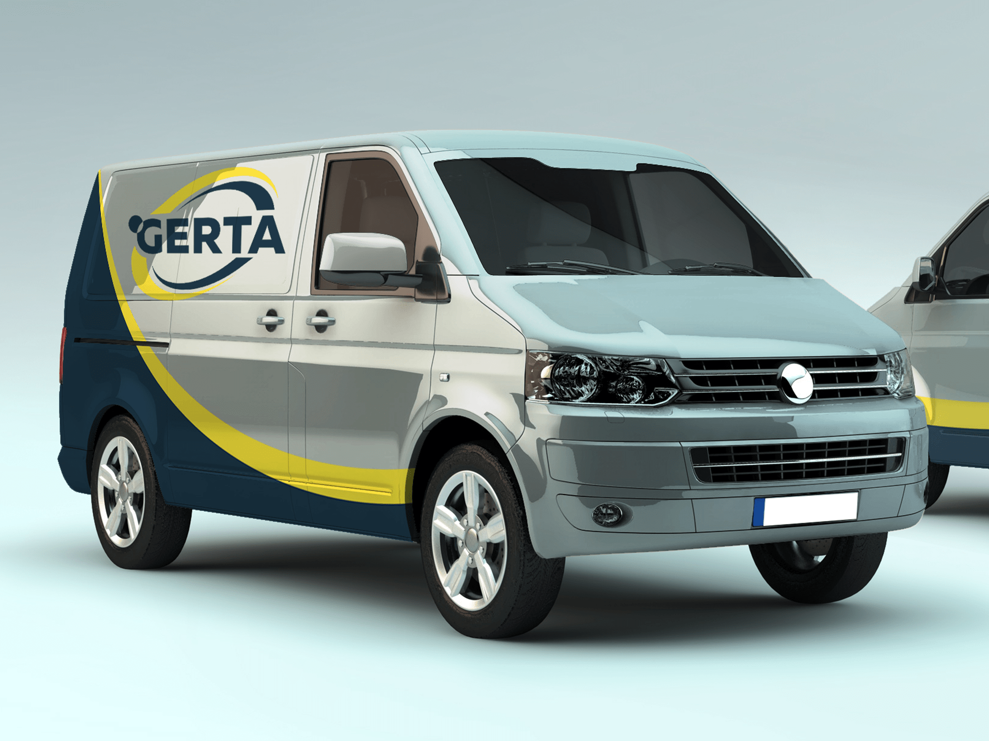 Логотип и брендирование автомобиля Gerta