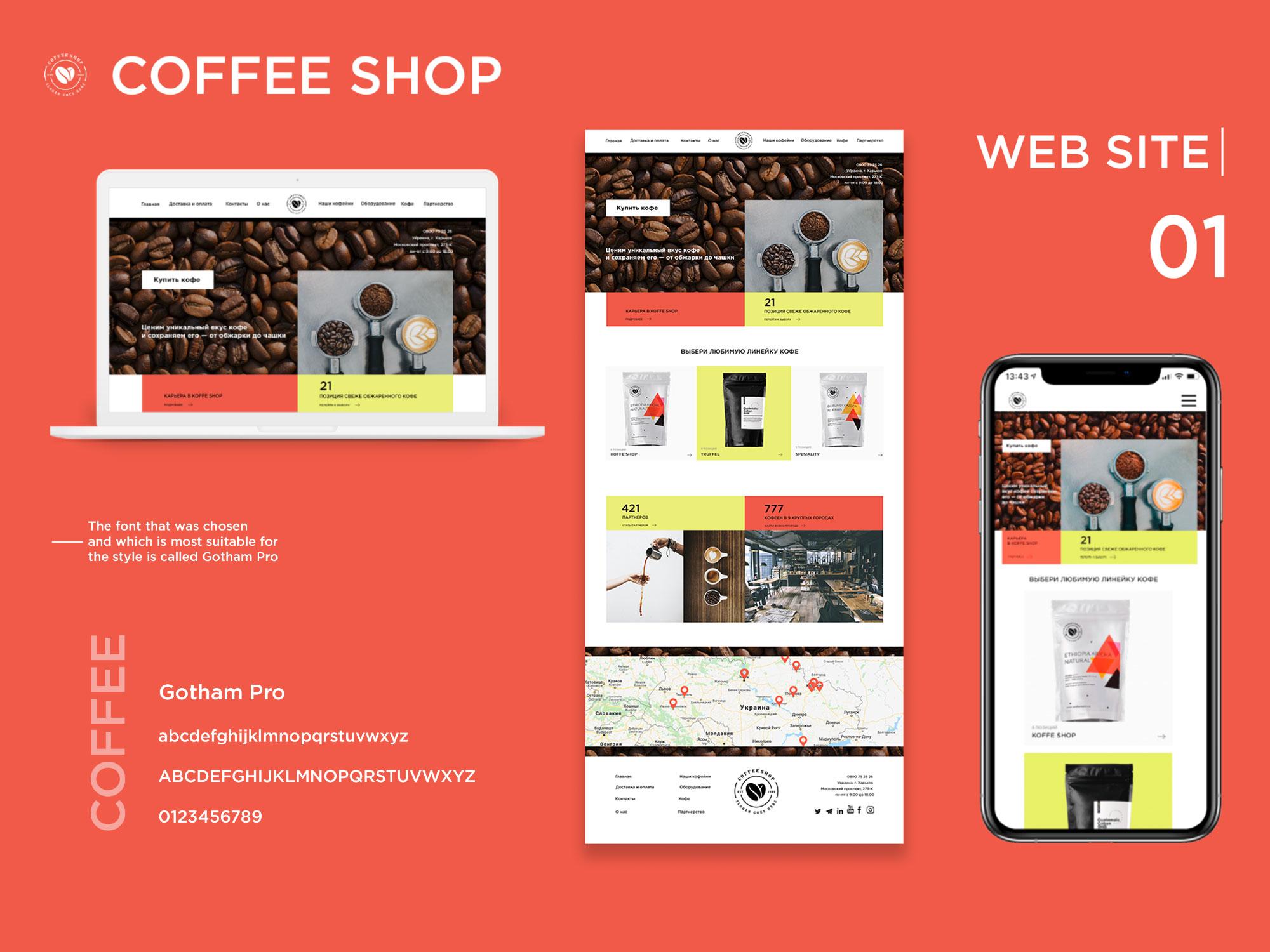 Сайт Coffee Shop Image 20